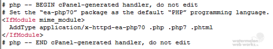 cpanel-multiphp-version-generated.gif